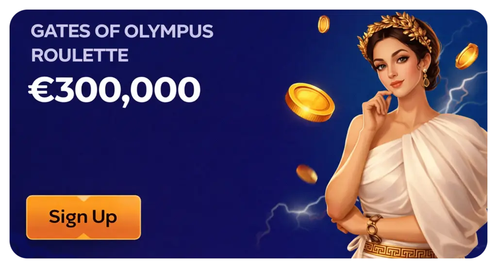 Manekispin Gates of Olympus roulette €300000 jackpot game