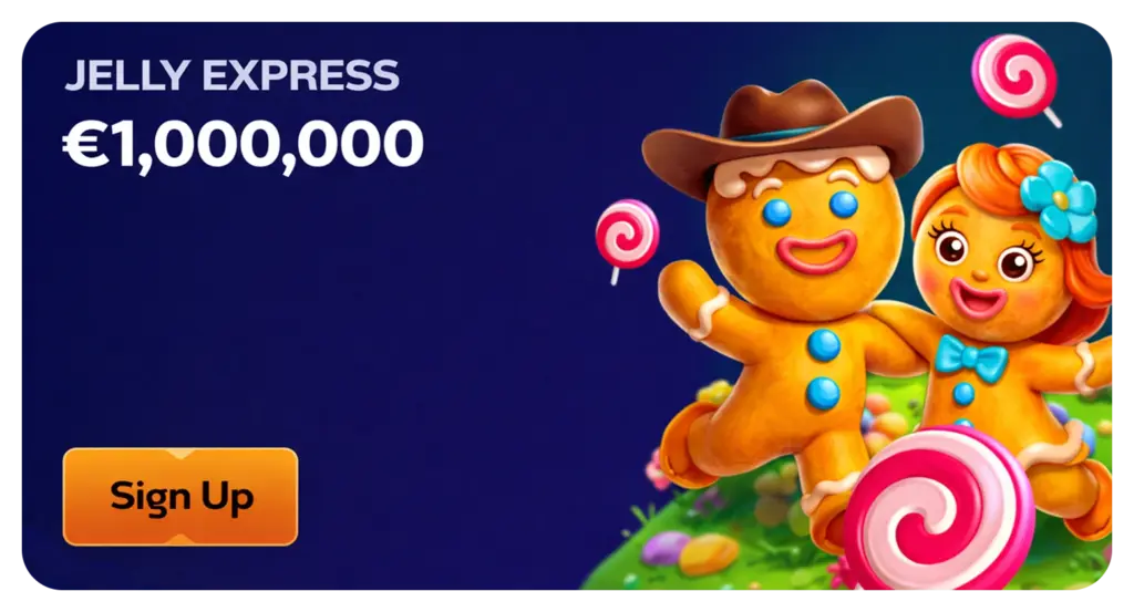 Manekispin Jelly Express sweet slot €1000000 big win
