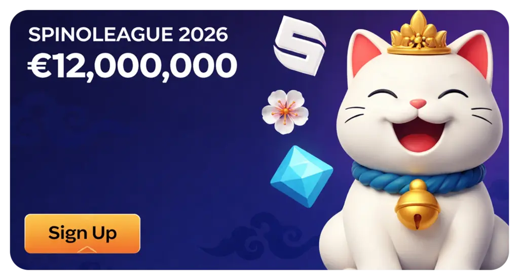 Manekispin Spinoleague 2026 €12000000 mega jackpot event